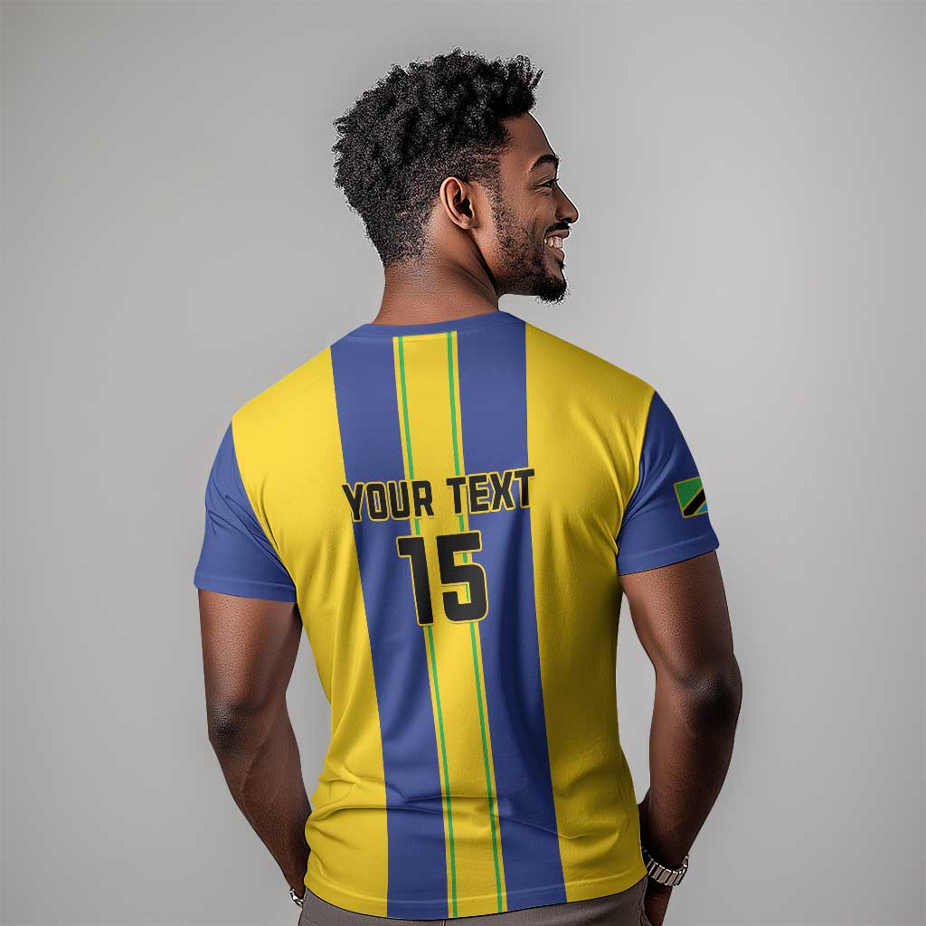 Custom Afro Tanzania Football T shirt We Are Champions