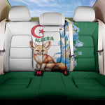 Afro Algeria Back Car Seat Cover Fennec Fox With Blue Isris Flower