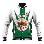 Personalised Afro Algeria Baseball Jacket Coat Of Arms With Islamic Pattern