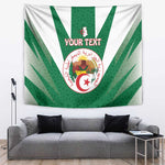Personalised Afro Algeria Tapestry Coat Of Arms With Islamic Pattern