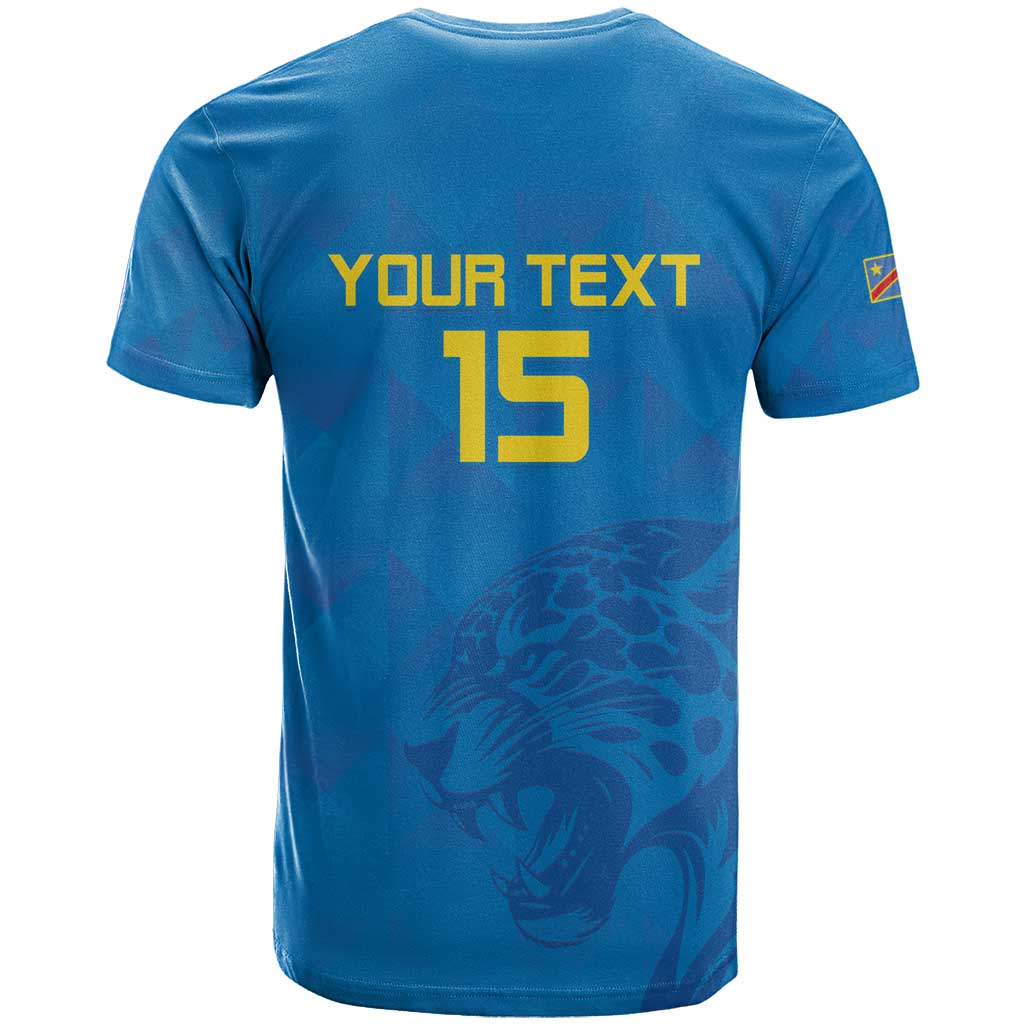 DR Congo Football Custom T shirt Go Champions