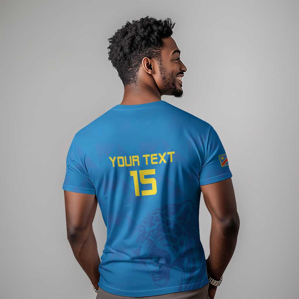 DR Congo Football Custom T shirt Go Champions
