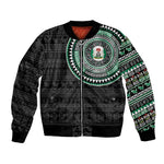 Nigeria African Tribal Pattern Bomber Jacket Chest Arm Tattoo