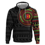Cameroon African Tribal Pattern Hoodie Chest Arm Tattoo