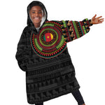 Cameroon African Tribal Pattern Kid Wearable Blanket Hoodie Chest Arm Tattoo