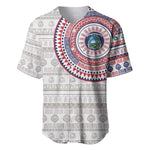 Liberia African Tribal Pattern Baseball Jersey Chest Arm Tattoo