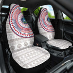 Liberia African Tribal Pattern Car Seat Cover Chest Arm Tattoo