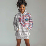 Liberia African Tribal Pattern Hoodie Dress Chest Arm Tattoo
