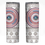 Liberia African Tribal Pattern Skinny Tumbler Chest Arm Tattoo