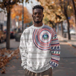 Liberia African Tribal Pattern Sweatshirt Chest Arm Tattoo