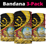 Personalized República de Angola Neck Gaiter Coat Of Arms Map LT15