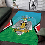 Personalised South Sudan Area Rug Coat Of Arms - Happy Independence Day