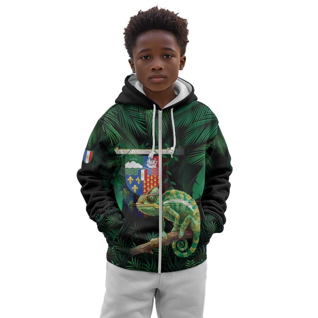 Reunion Island Kid Hoodie Furcifer Pardalis