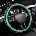 Afro Burkina Faso Steering Wheel Cover Coat Of Arms With Rose