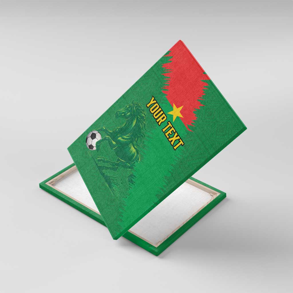 Burkina Faso Football Custom Canvas Wall Art Go Stallions