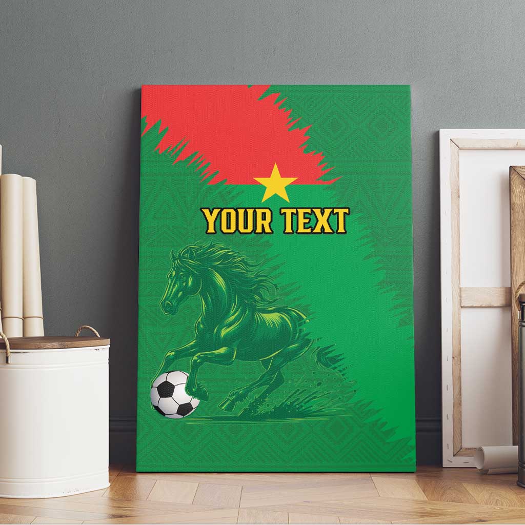 Burkina Faso Football Custom Canvas Wall Art Go Stallions