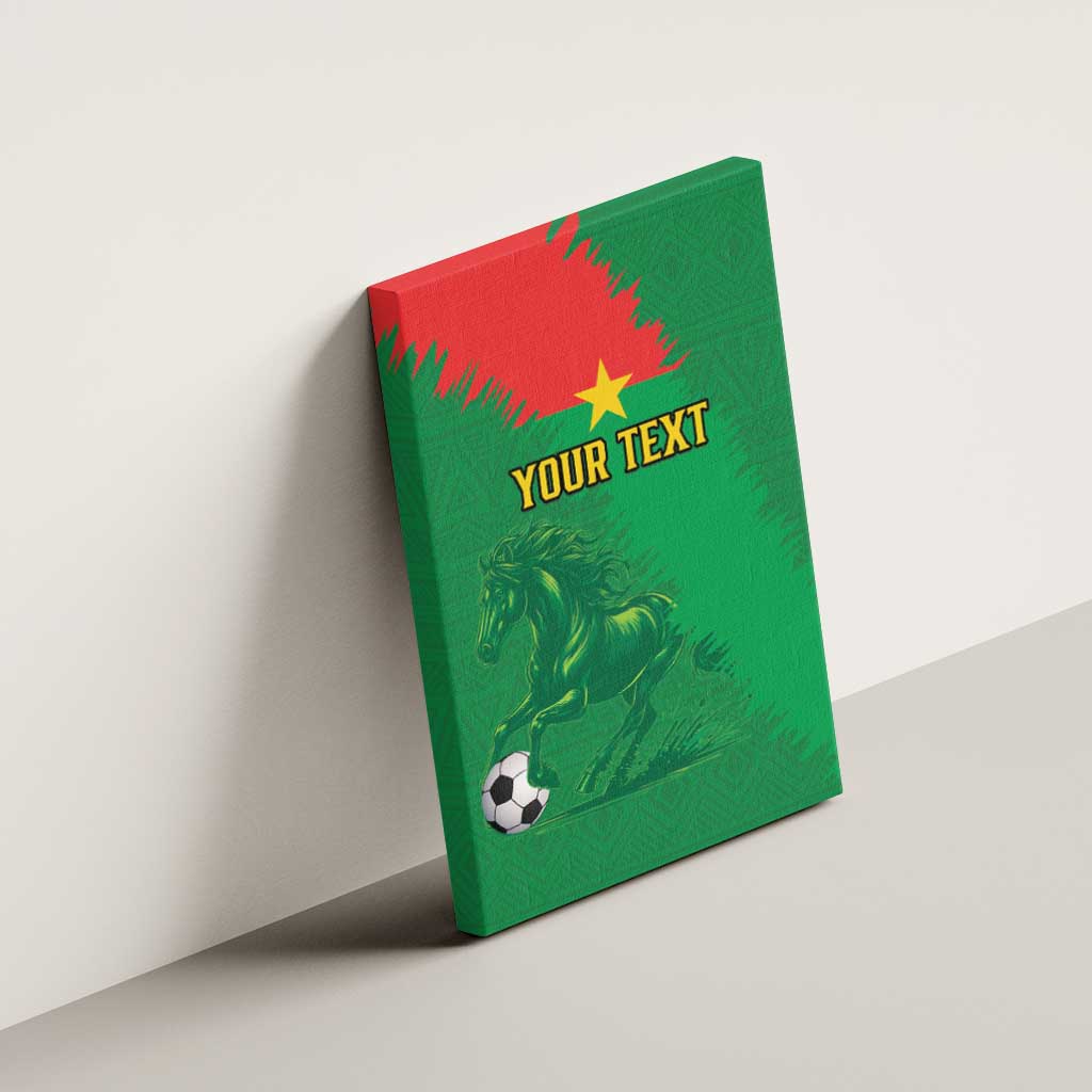 Burkina Faso Football Custom Canvas Wall Art Go Stallions