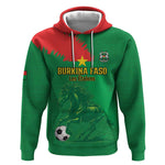 Burkina Faso Football Custom Hoodie Go Stallions