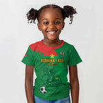 Burkina Faso Football Custom Kid T shirt Go Stallions