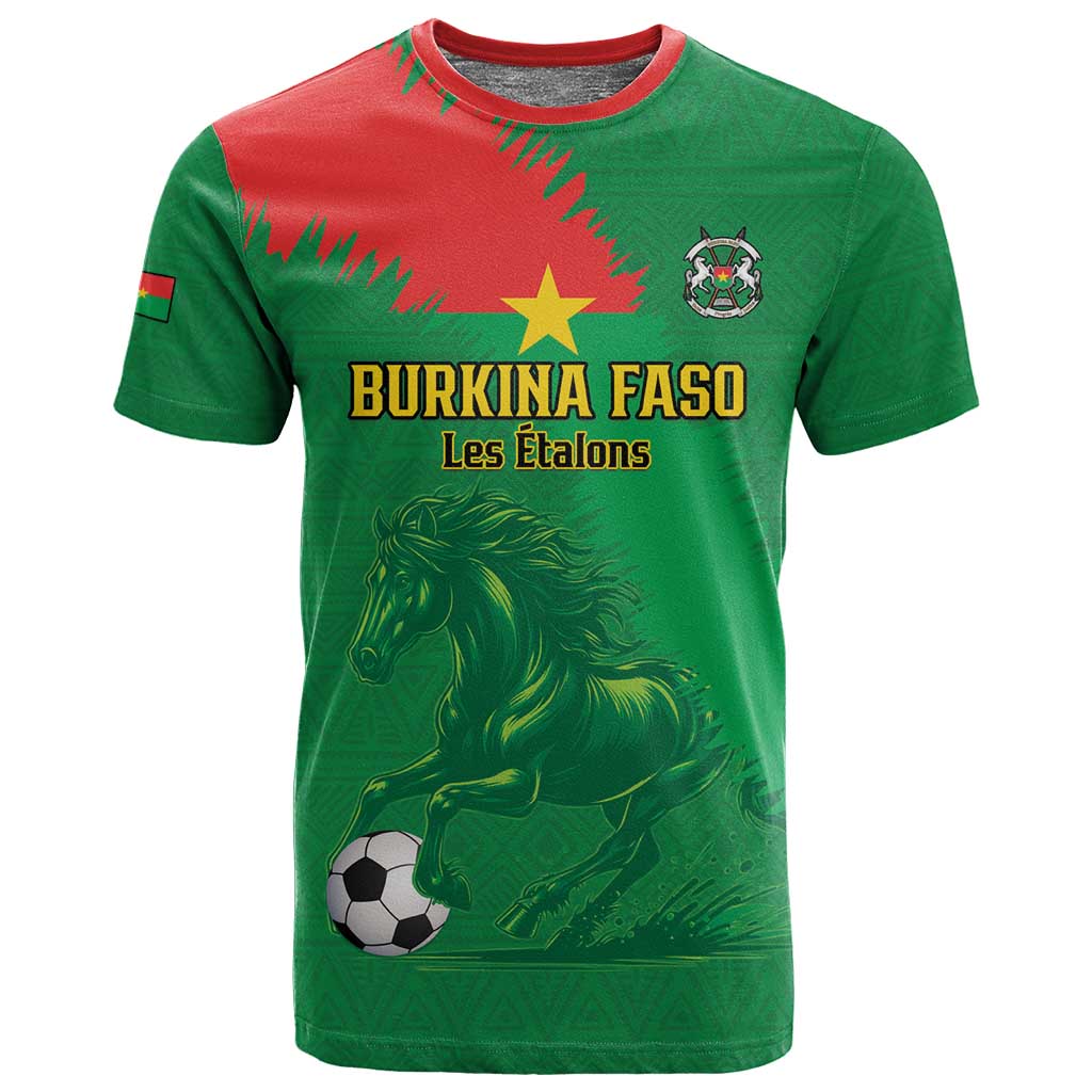 Burkina Faso Football Custom T shirt Go Stallions