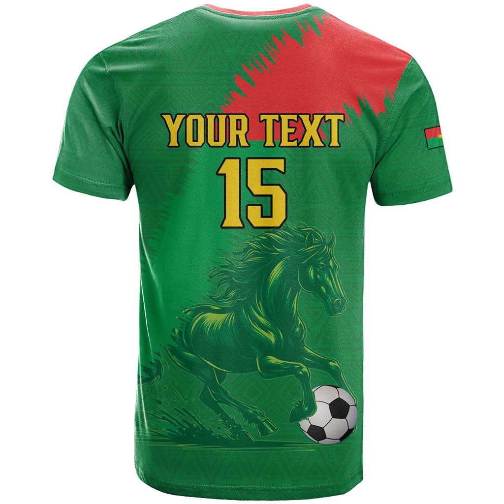 Burkina Faso Football Custom T shirt Go Stallions