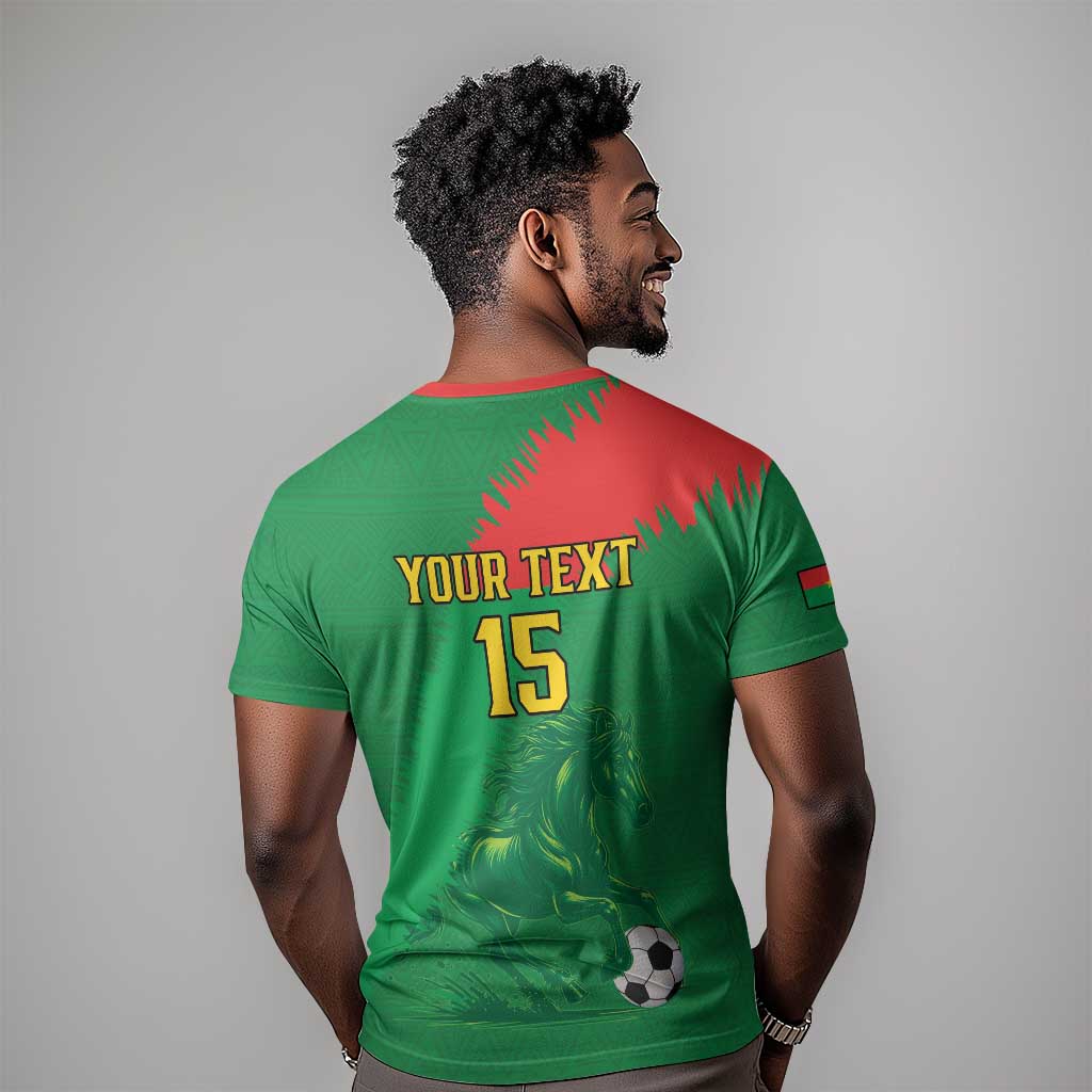 Burkina Faso Football Custom T shirt Go Stallions