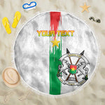Burkina Faso Football Custom Beach Blanket Go Champions