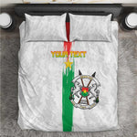 Burkina Faso Football Custom Bedding Set Go Champions