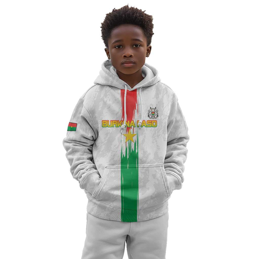 Burkina Faso Football Custom Kid Hoodie Go Champions