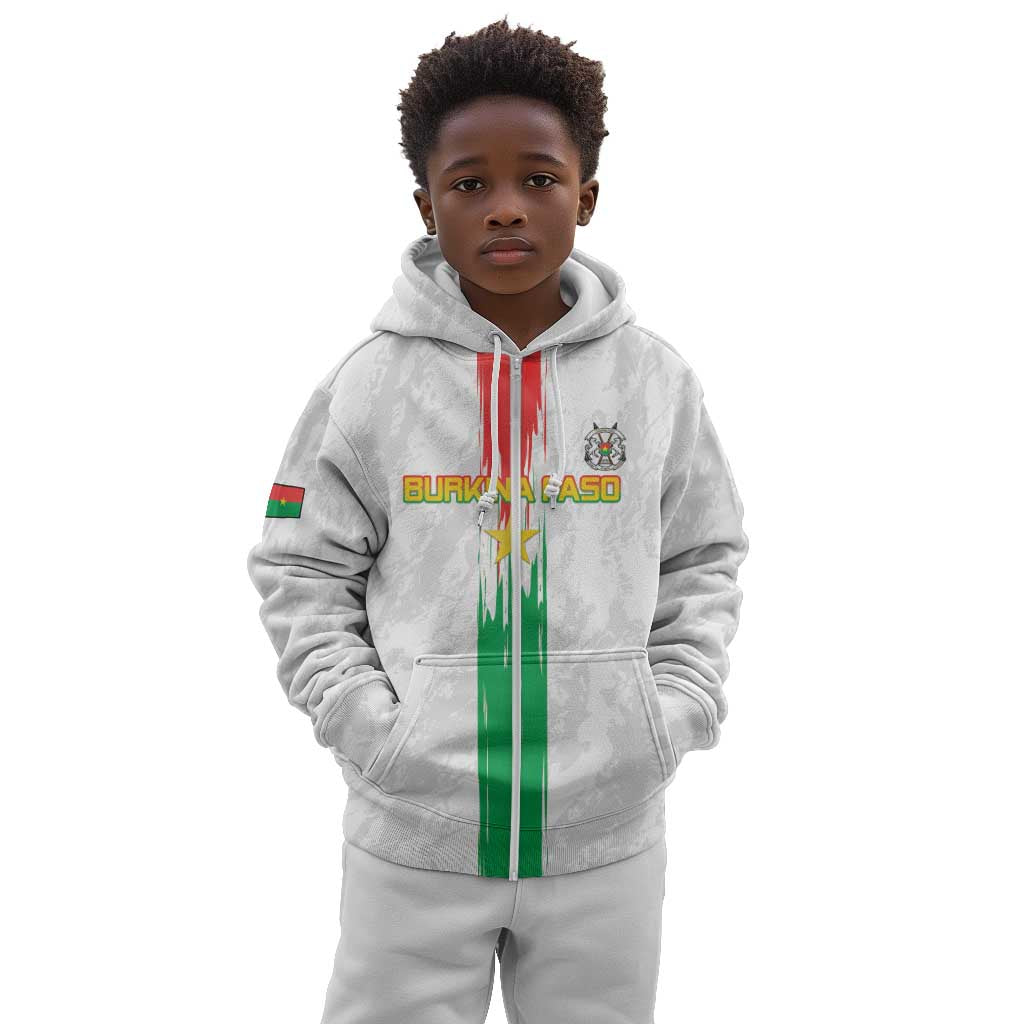 Burkina Faso Football Custom Kid Hoodie Go Champions