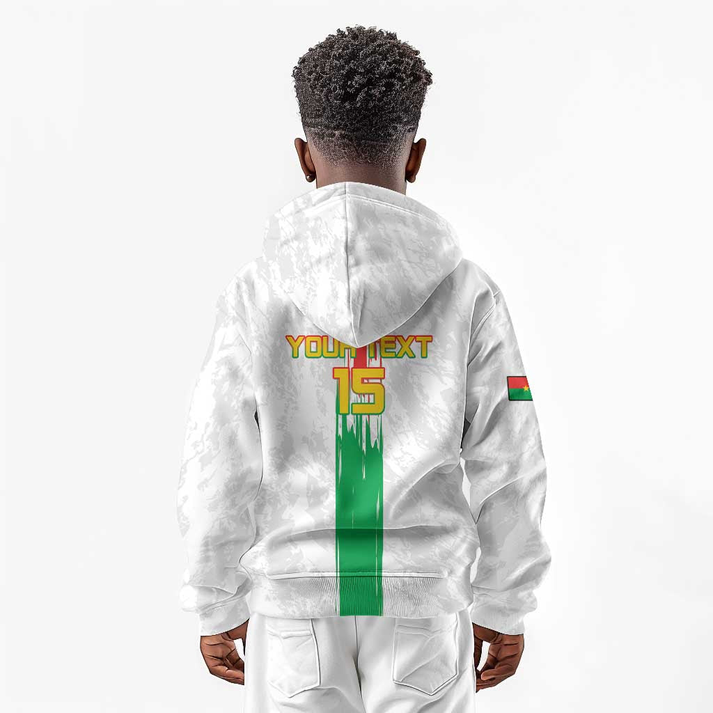 Burkina Faso Football Custom Kid Hoodie Go Champions