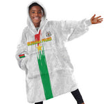 Burkina Faso Football Custom Kid Wearable Blanket Hoodie Go Champions