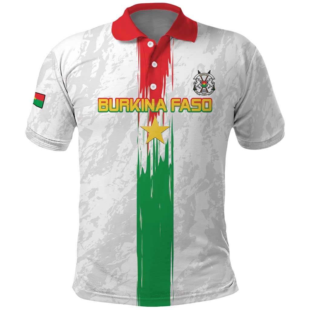 Burkina Faso Football Custom Polo Shirt Go Champions