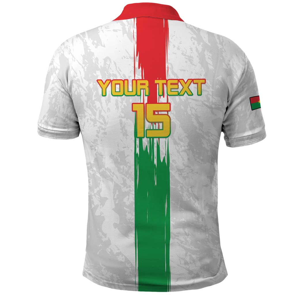 Burkina Faso Football Custom Polo Shirt Go Champions