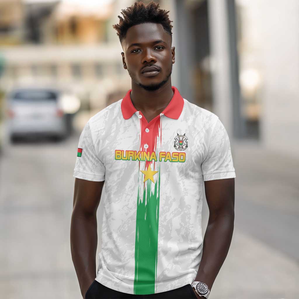 Burkina Faso Football Custom Polo Shirt Go Champions