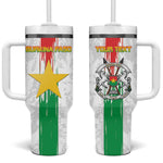 Burkina Faso Football Custom Tumbler With Handle Go Champions