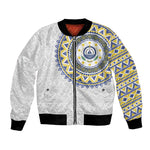 Cape Verde African Tribal Pattern Bomber Jacket Chest Arm Tattoo