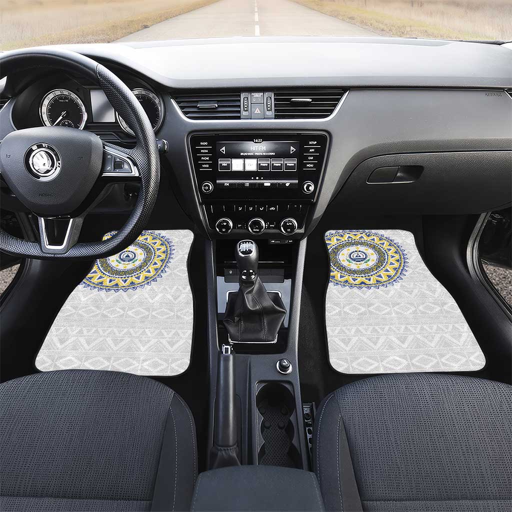 Cape Verde African Tribal Pattern Car Mats Chest Arm Tattoo