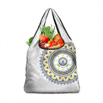 Cape Verde African Tribal Pattern Grocery Bag Chest Arm Tattoo