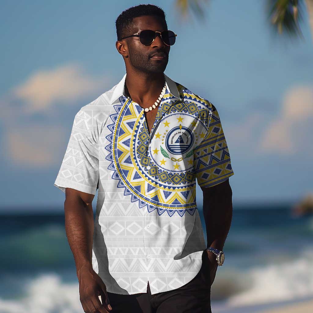 Cape Verde African Tribal Pattern Hawaiian Shirt Chest Arm Tattoo