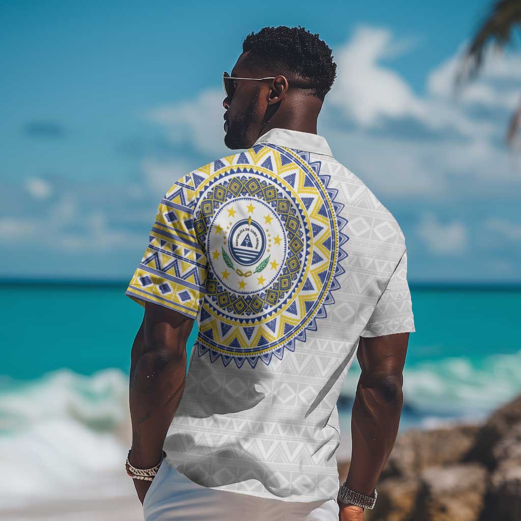 Cape Verde African Tribal Pattern Hawaiian Shirt Chest Arm Tattoo