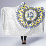 Cape Verde African Tribal Pattern Hooded Blanket Chest Arm Tattoo