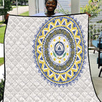 Cape Verde African Tribal Pattern Quilt Chest Arm Tattoo