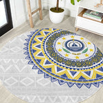 Cape Verde African Tribal Pattern Round Carpet Chest Arm Tattoo