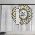 Cape Verde African Tribal Pattern Window Curtain Chest Arm Tattoo