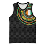 Ivory Coast African Tribal Pattern Basketball Jersey Chest Arm Tattoo - African Pride