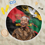 Nelson Mandela Day Beach Blanket Pan African Flag - African Pride