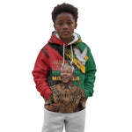 Nelson Mandela Day Kid Hoodie Pan African Flag - African Pride