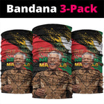 Nelson Mandela Day Neck Gaiter Pan African Flag LT15