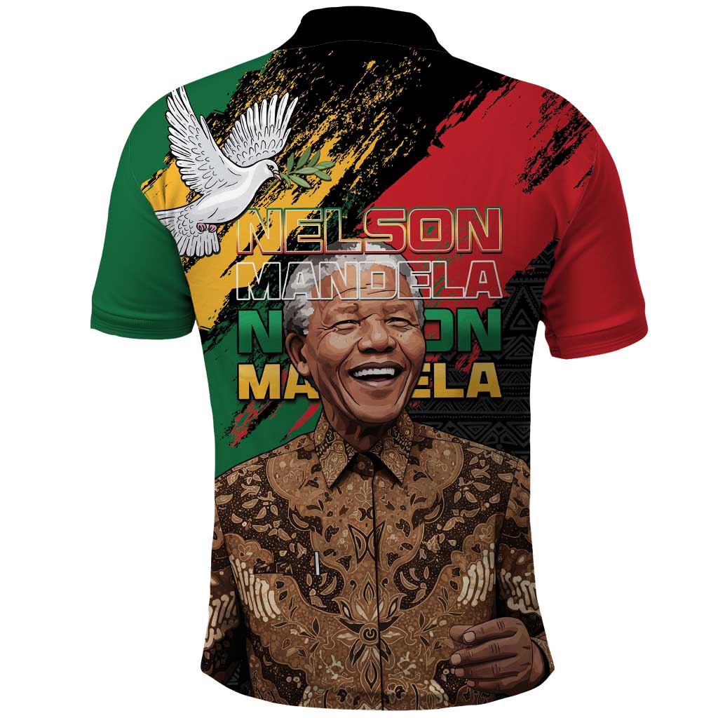 Nelson Mandela Day Polo Shirt Pan African Flag - African Pride